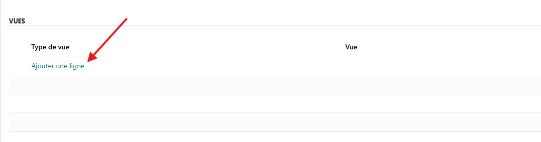 Odoo actions de vue Odoo views action
