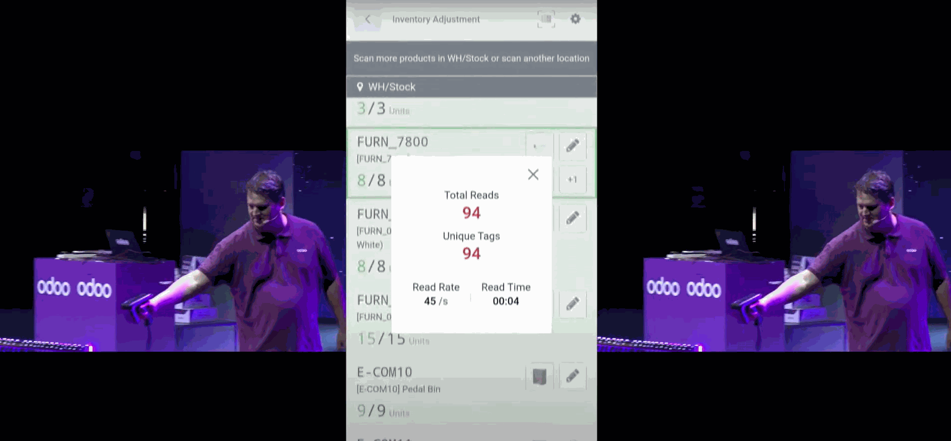 Odoo RFID