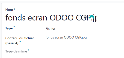 attachment uploaded in odoo